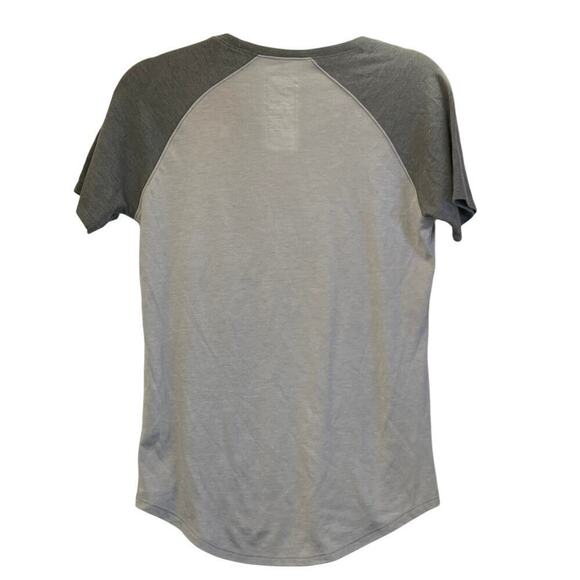 The North Face Womens XS Gray Red Logo Tee Half Dome Casual/Outdoors - Picture 2 of 7